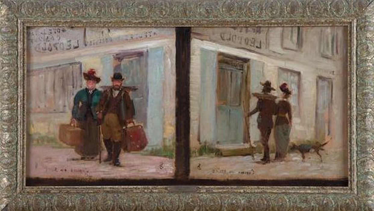 tableau : Comme on entre on sort ! - © Ministère de la Culture (France), Direction Régionale des Affaires Culturelles d'Île-de-France – Tous droits réservés