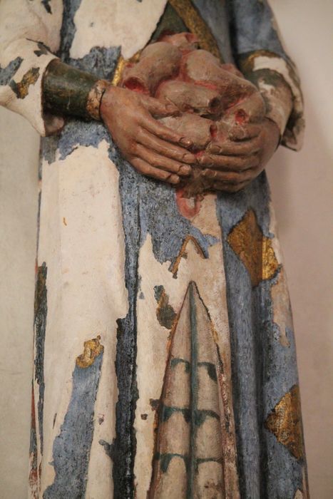 Statue : Saint Mammès de Césarée, détail