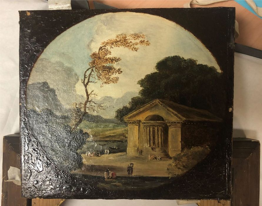 tableau : La Laiterie de Méréville - © Ministère de la Culture (France), Direction Régionale des Affaires Culturelles d'Île-de-France – Tous droits réservés 