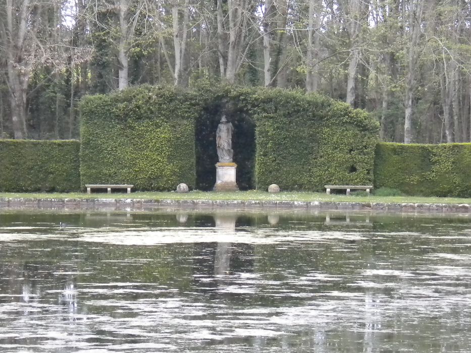 parc, bassin de la gerbe, vue partielle