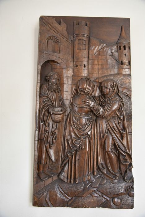 bas-relief : Visitation (la) - © Ministère de la Culture (France), Direction Régionale des Affaires Culturelles d'Île-de-France – Tous droits réservés 