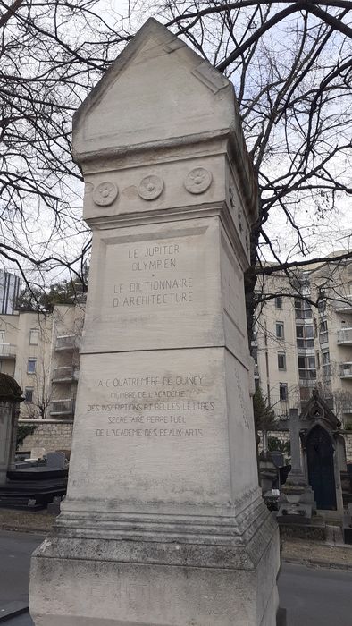 détail de l’inscription : Le Jupiter olympien ; Le dictionnaire d’architecture