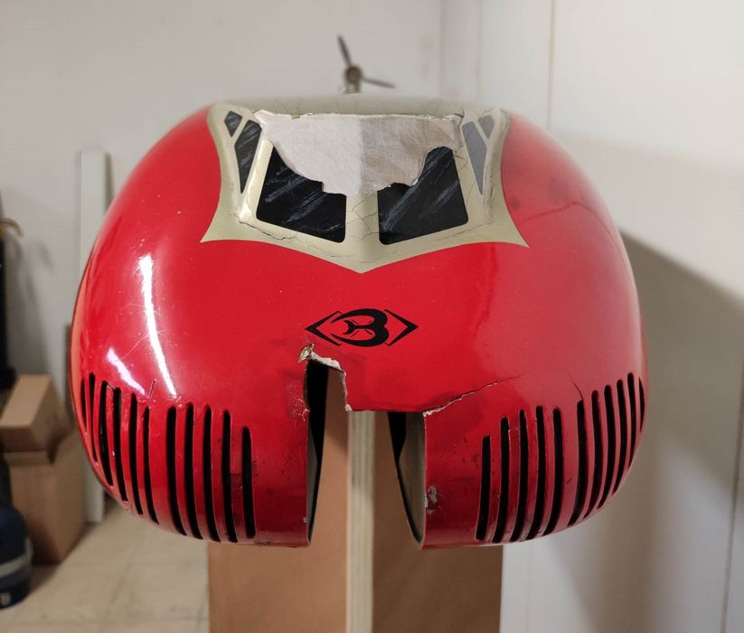 maquette : aérotrain Bertin dite « Pompidou » à sustentation par bonbonne de gaz, vue avant - © Ministère de la Culture (France), Direction Régionale des Affaires Culturelles d'Île-de-France – Tous droits réservés 