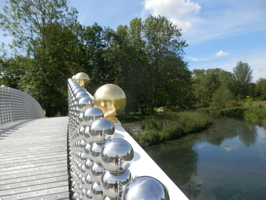 parc, pont aux Boules d’or, détail