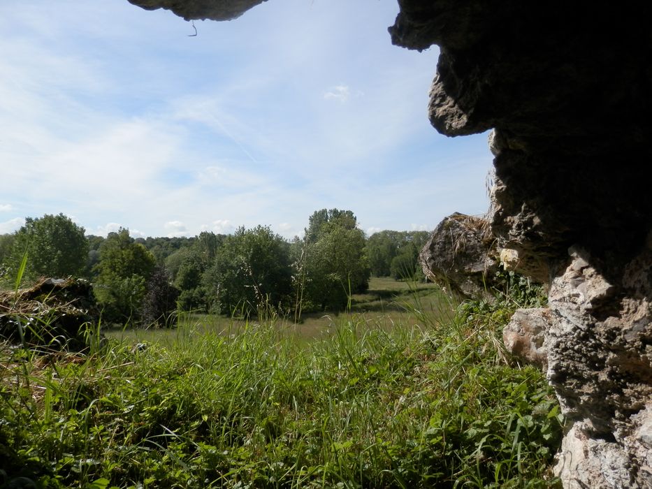 parc, vallée de la Juine depuis le chemin couvert