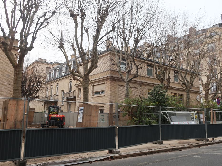 pavillon Curie depuis la rue d’Ulm