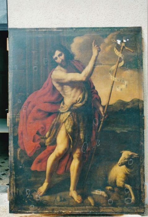 tableau : saint Jean-Baptiste prêchant