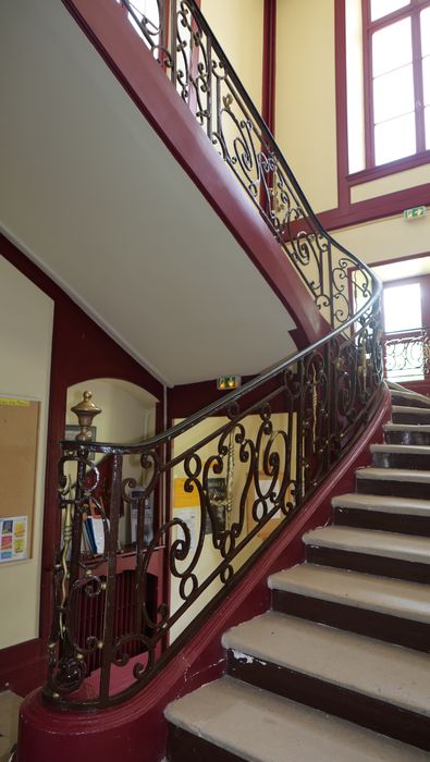 escalier d’honneur, vue partielle