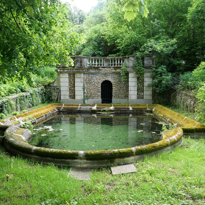 parc, grotte architecturé