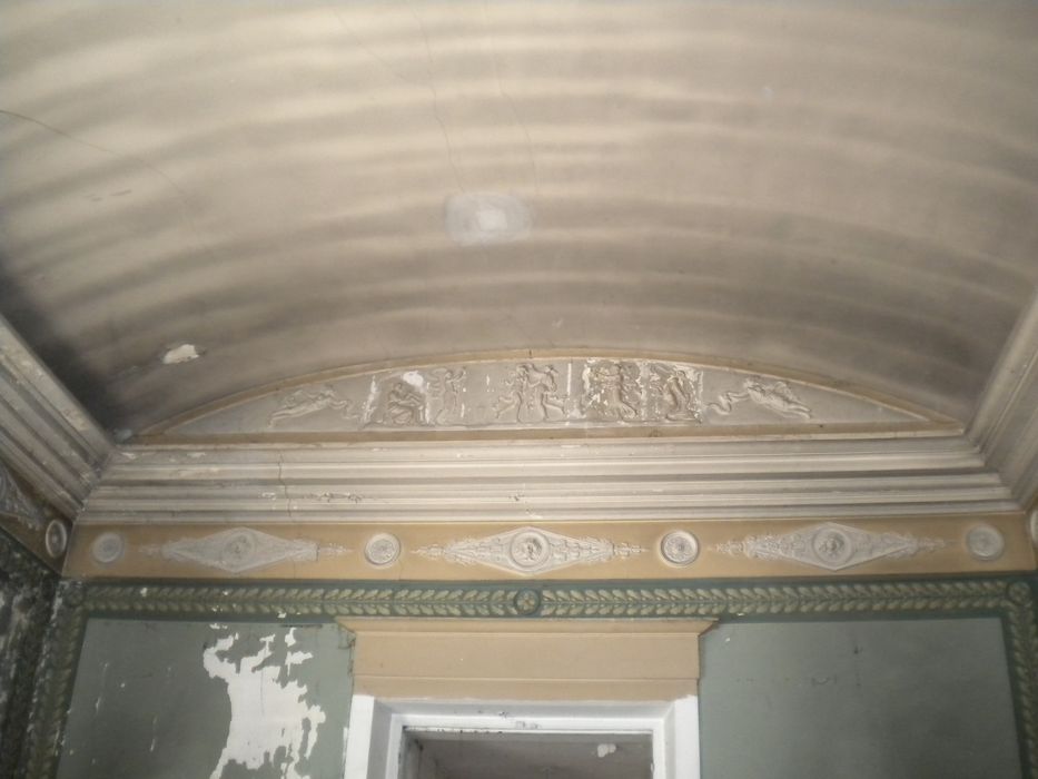salle de billard, détail des décors