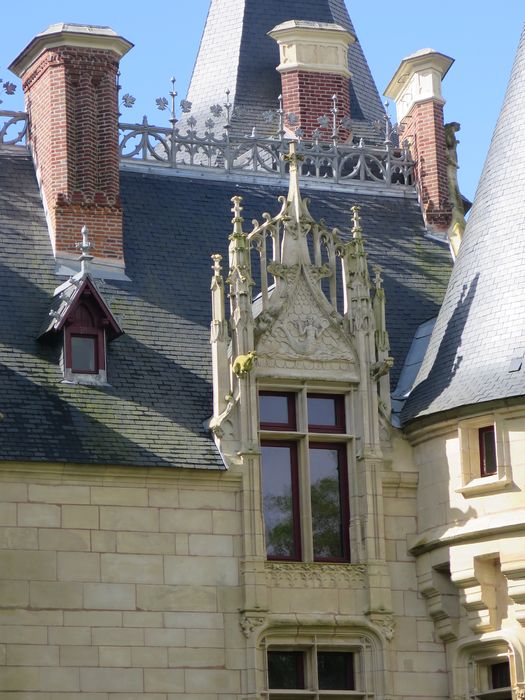 ensemble nord, détail d’une lucarne