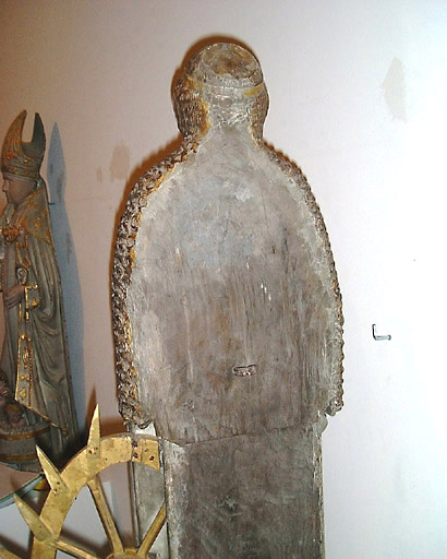 statue : Sainte Catherine d'Alexandrie, revers