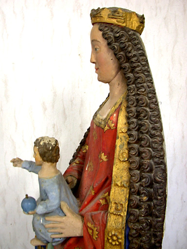 Profil, en cours de restauration (atelier Giordani, Rouen).