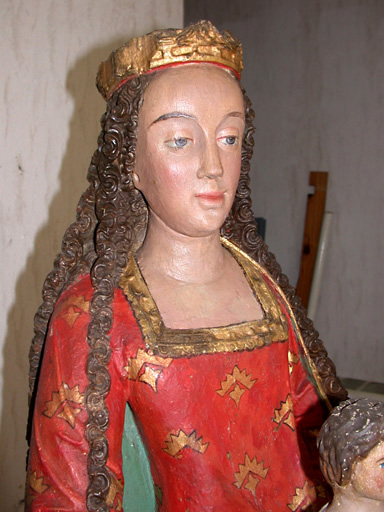 Statue en cours de restauration (atelier Giordani, Rouen).