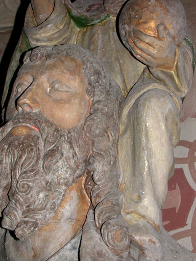 Tête de saint Christophe. - © Monuments historiques