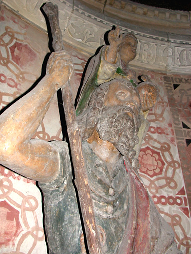 Jésus sur les épaules du saint. - © Monuments historiques