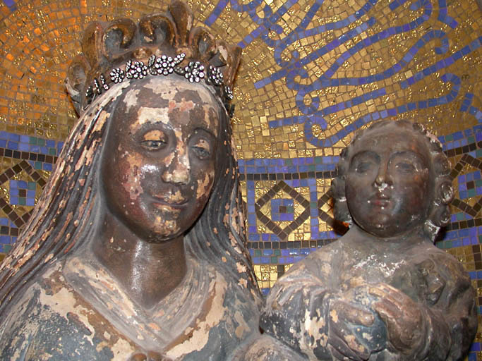 Visages de l'Enfant et de la Vierge.