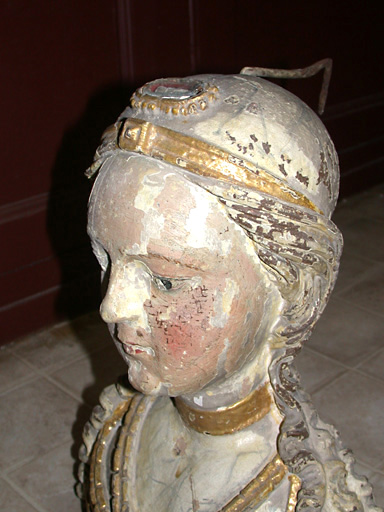 buste-reliquaire des onze mille Vierges, vue de trois-quarts - © Monuments historiques