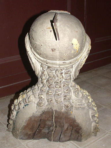buste-reliquaire des onze mille Vierges, revers