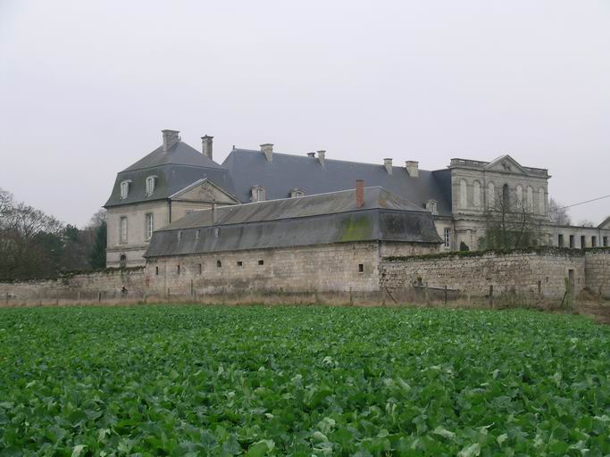 Vue d'ensemble des bâtiments conventuels.