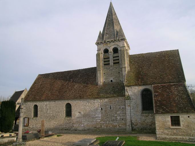 Vue extérieure de la façade sud.