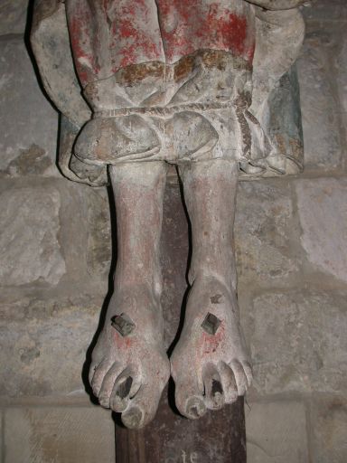 Pieds de la sainte.