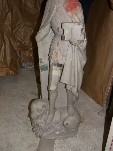 Partie inférieure, avant restauration. - © Monuments historiques, ADAGP