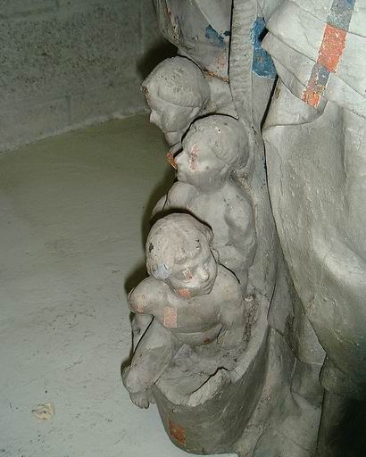 Détail : les enfants dans le saloir, avant restauration. - © Monuments historiques, ADAGP