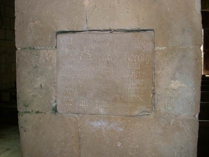 Plaque funéraire
