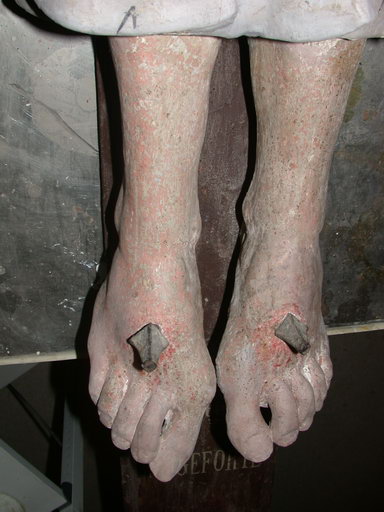 Pieds après restauration (atelier Serge Giordani, 2006).