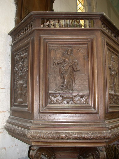 Panneau de la cuve : saint Paul.