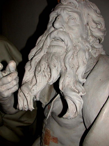 Tête, avant restauration.