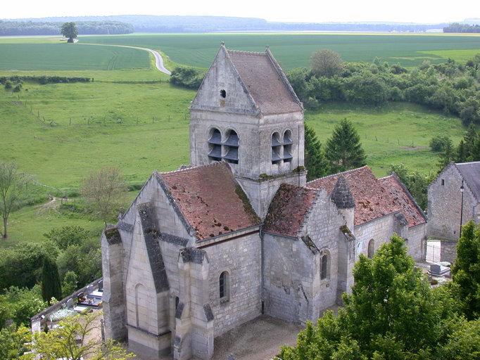 Vue d'ensemble prise depuis le donjon.