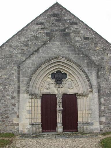 Portail de la façade ouest : vue générale.