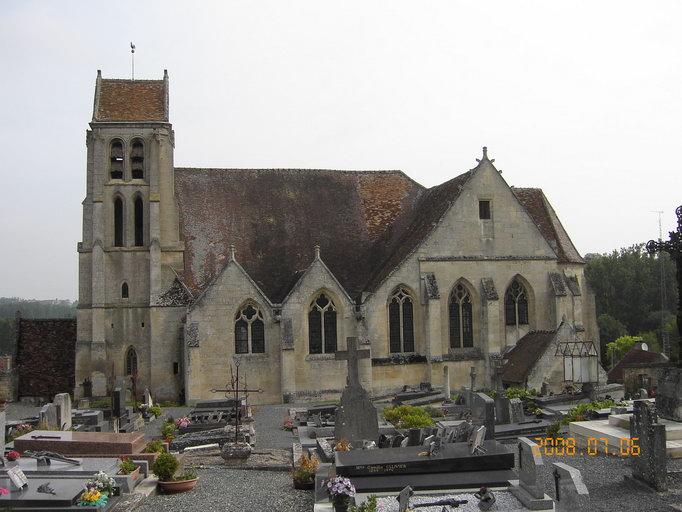 Vue d'ensemble de la façade sud.