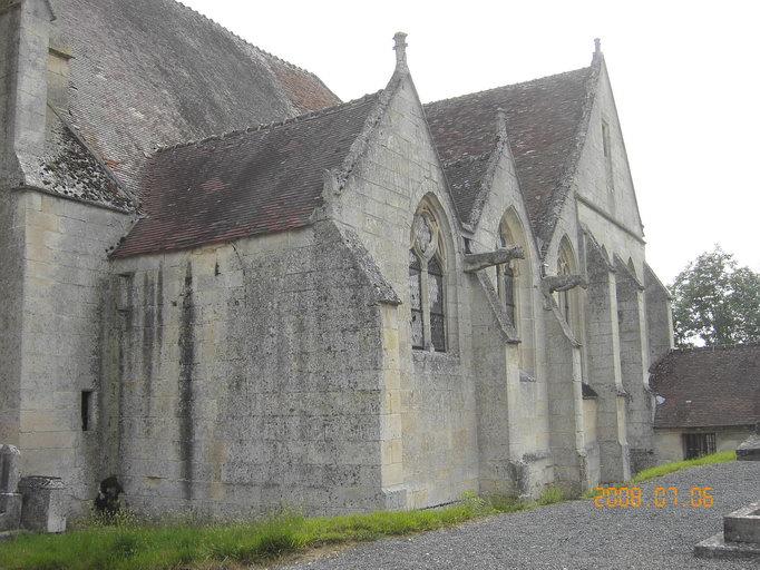 Vue extérieure de la façade sud.