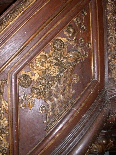 L'escalier : détail.