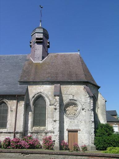 Extérieur : vue d'ensemble du choeur, côté sud.