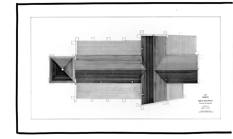 Eglise Saint-Pierre : Plan de couverture.