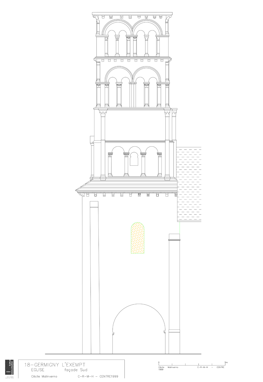 Eglise Notre-Dame : Façade sud.