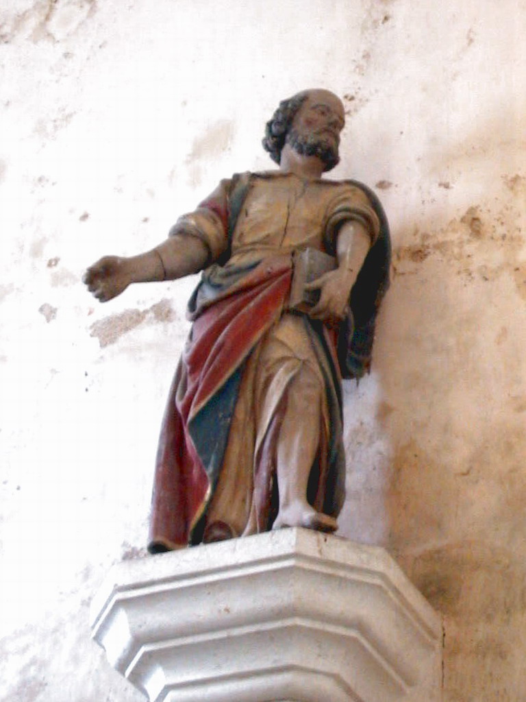 Statue, figure de saint.