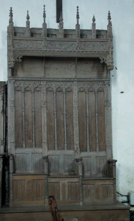 Banc du célébrant.