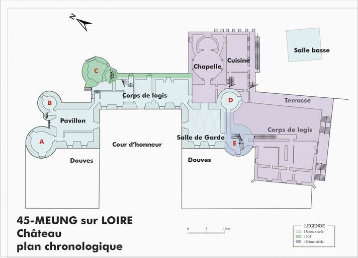 Château : plan chronologique