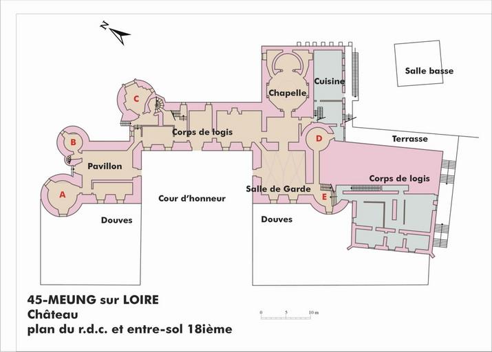 Château : plan au sol