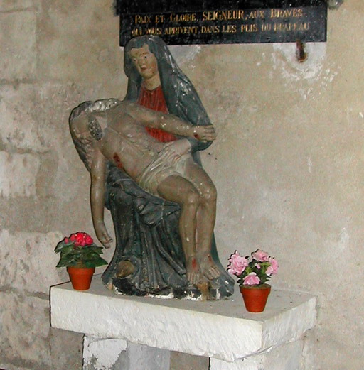 groupe sculpté : Vierge de pitié