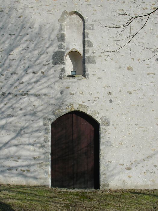 Eglise paroissiale Saint-Blaise ou Saint-Fiacre : Portail occidental, vue générale