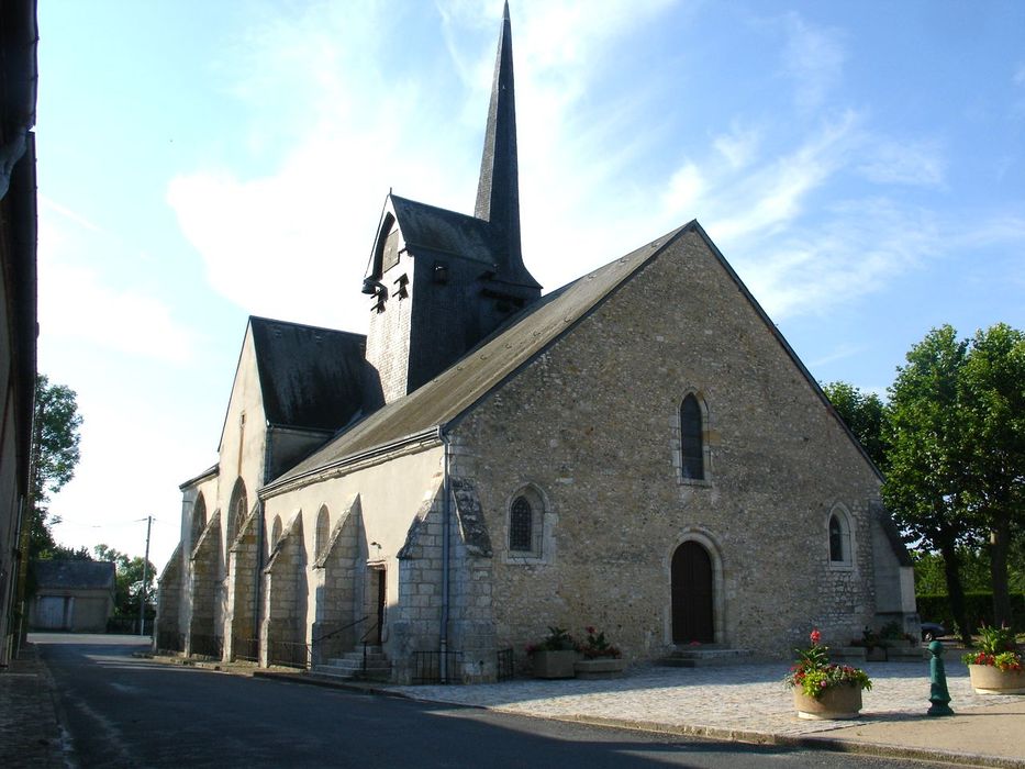 Eglise Saint-Hilaire : Ensemble nord-ouest, vue générale