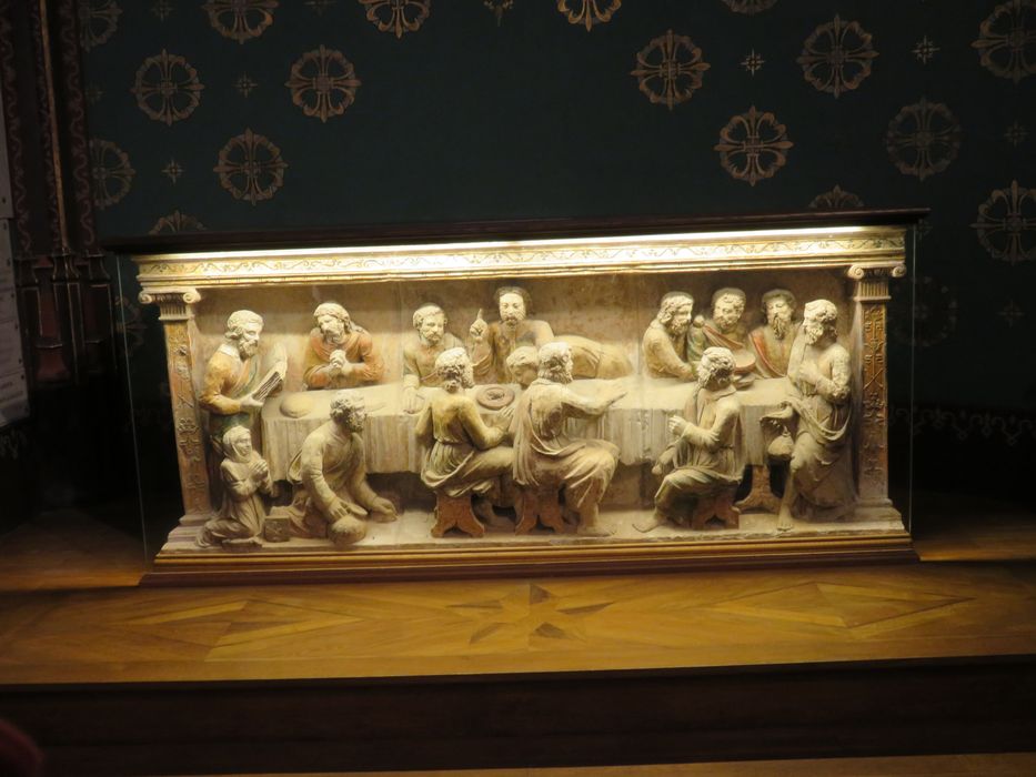 haut-relief : la Cène