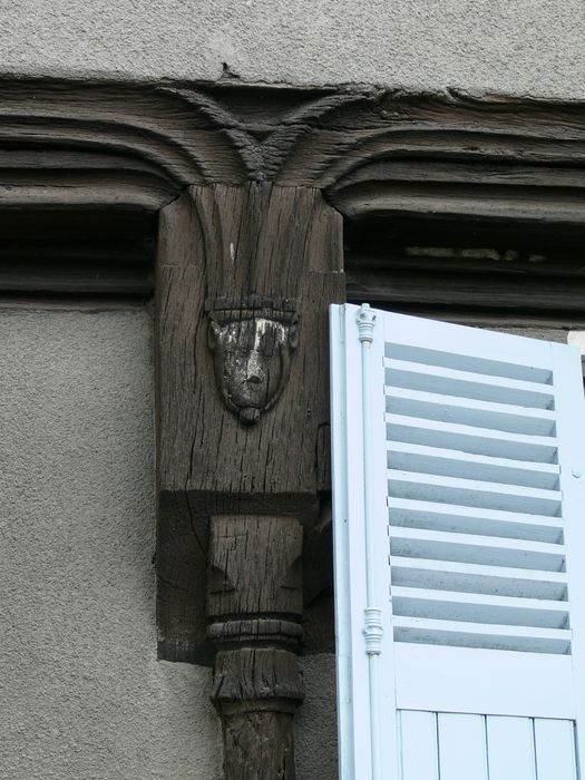 Maison à pans de bois : Façades sur rue, détail