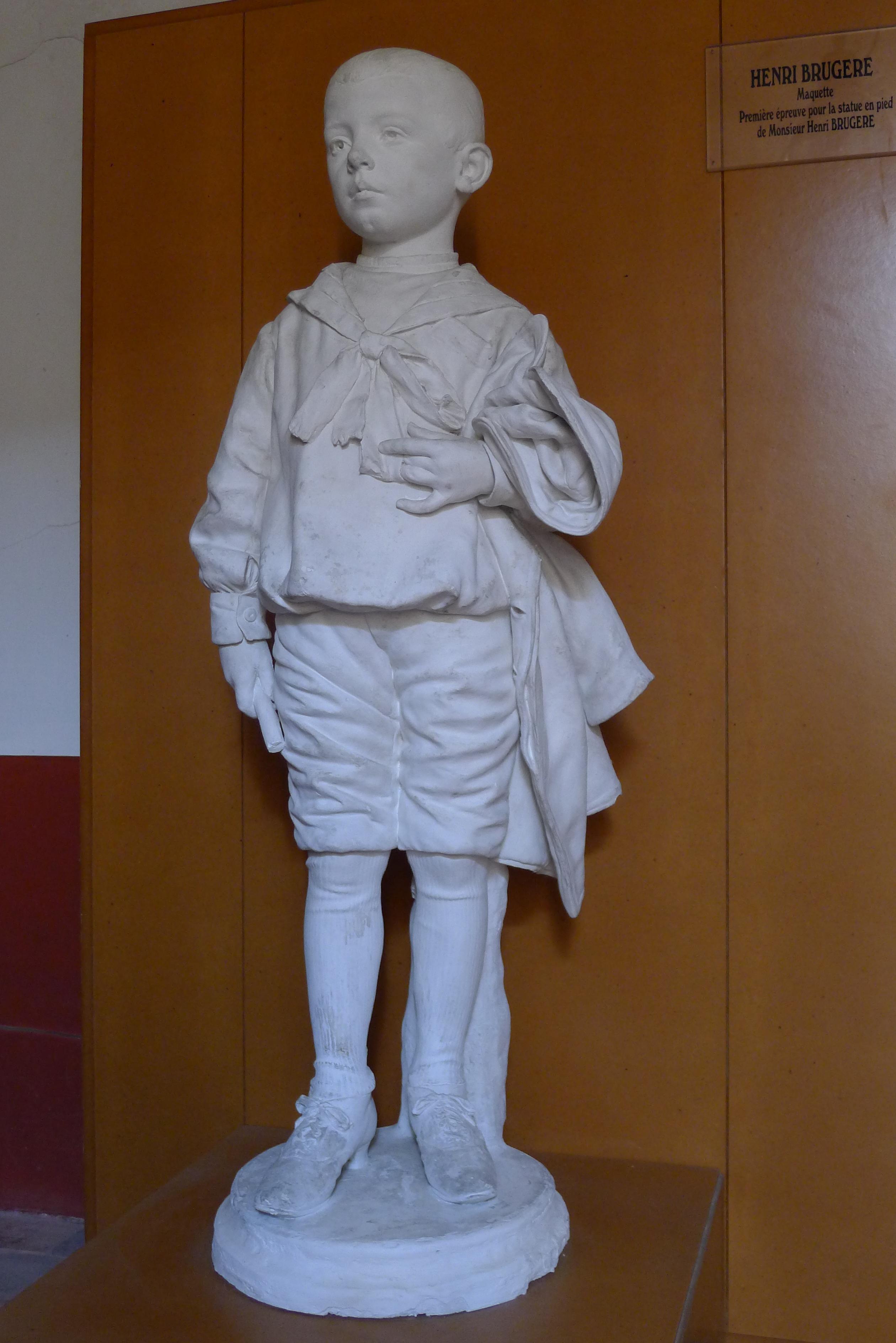 maquette, première épreuve pour la statue en pied d'Henry Brugère